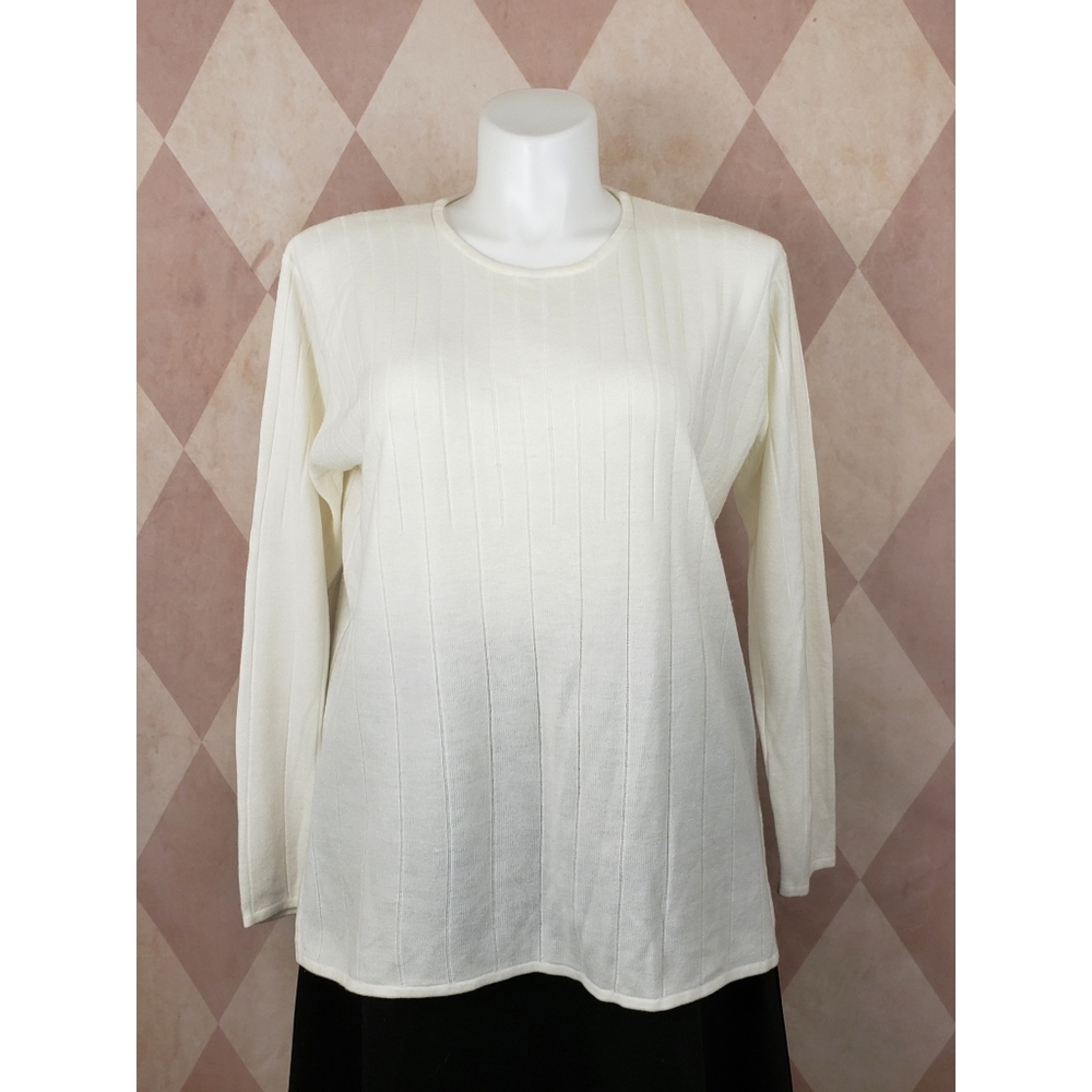 White Long Sleeve Sweater